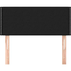 Bedden & Accessoires*vidaXL Hoofdbord 80x5x78/88 cm stof Zwart