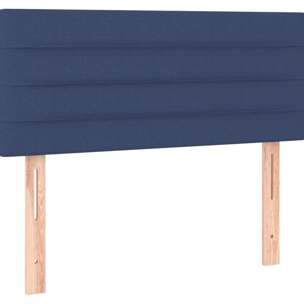 Bedden & Accessoires*vidaXL Hoofdbord 80x5x78/88 cm stof Blauw