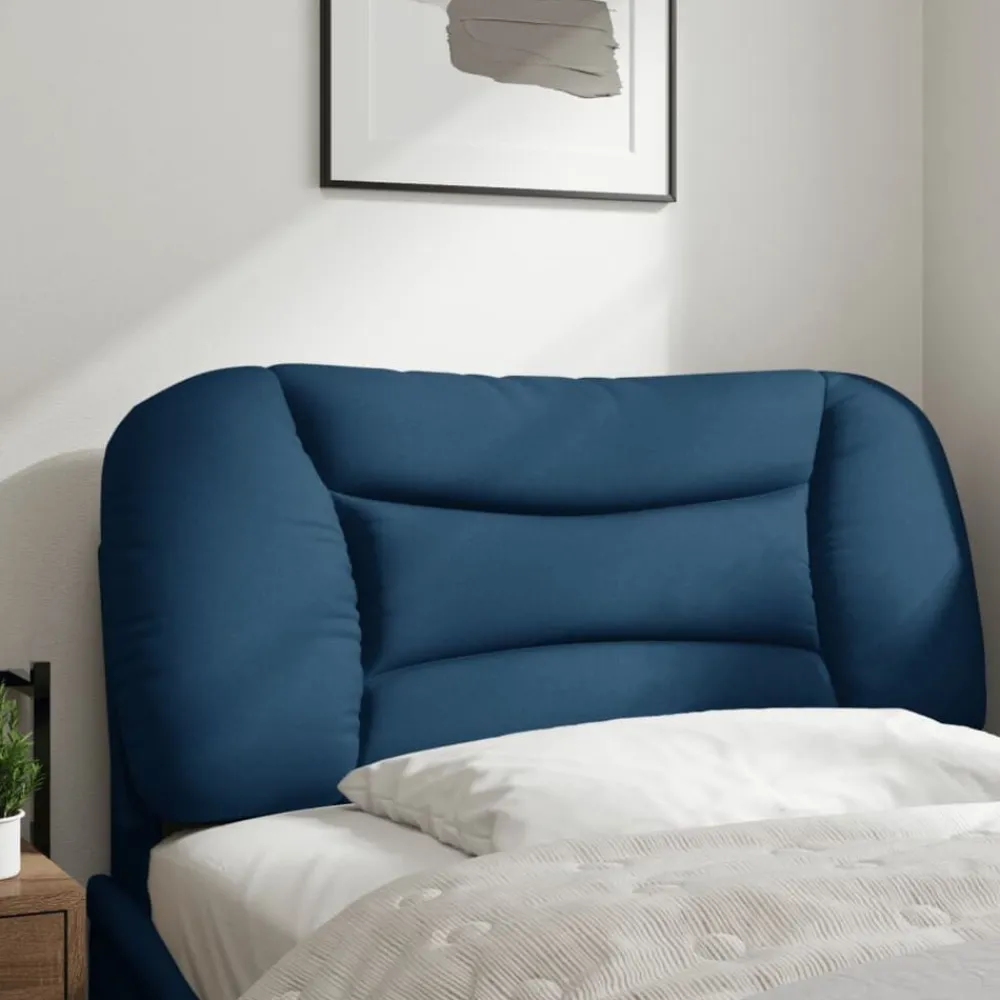 Bedden & Accessoires*vidaXL Hoofdbordkussen "Hvar" 80 cm stof Blauw