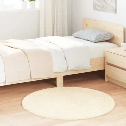Hoogpolig vloerkleed NAVARRA 100x100 cm polyester crèmekleurig>vidaXL New
