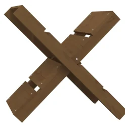Houtkachel- & Haardaccessoires*vidaXL Houtblokhouder 47x39,5x48 cm massief grenenhout Honingbruin