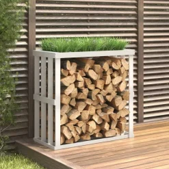 Houtblokhouder 108x52x106 cm massief grenenhout>vidaXL New