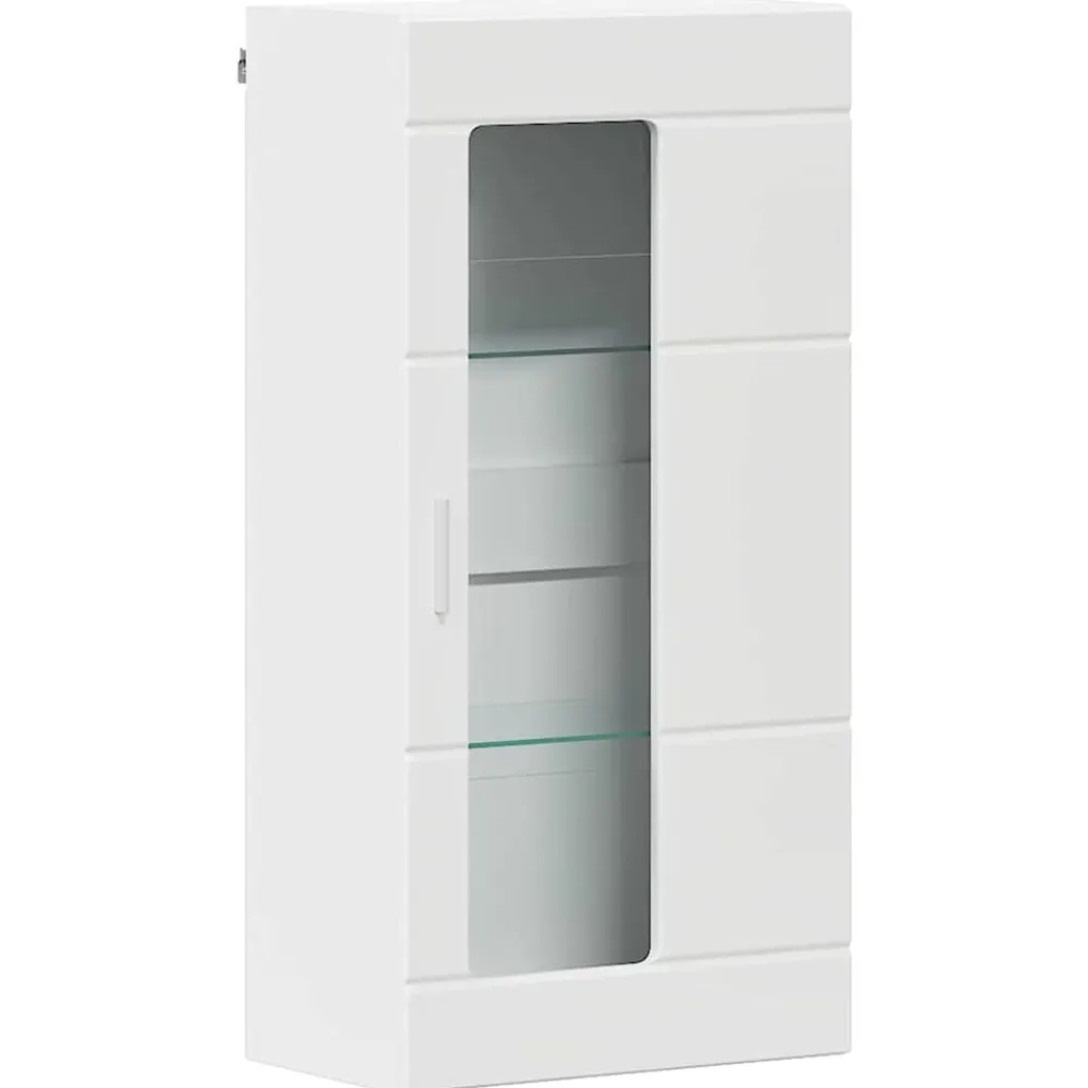 Meubelsets*vidaXL Houten Kast met opslag 50 x 29 x 100 cm Bewerkt hout Wit