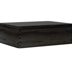 Houten kist met deksel 40x30x13 cm massief grenenhout>vidaXL Online
