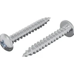 Houten Schroef 2 pcs Zilver M4 x 28 mm IJzer>vidaXL Sale