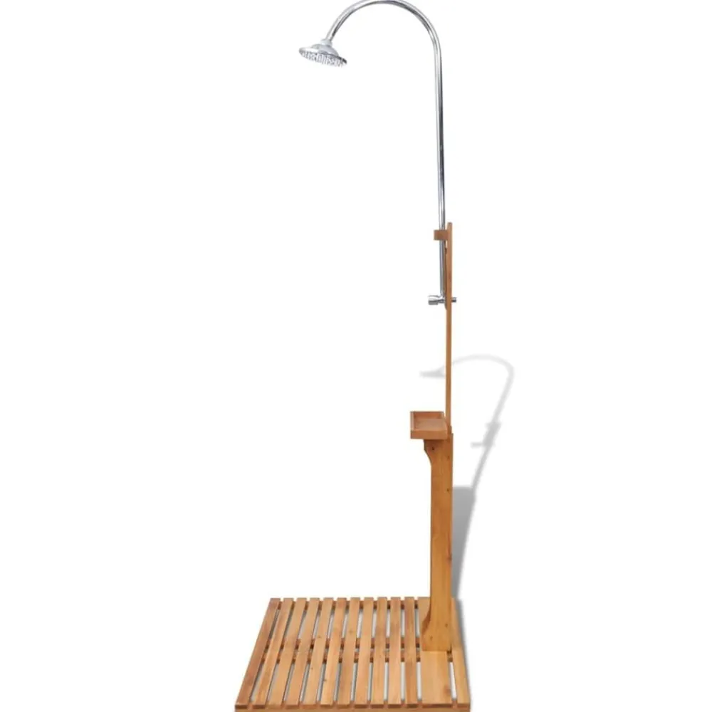 Zwembaden & Spa'S*vidaXL Houten tuindouche Bruin