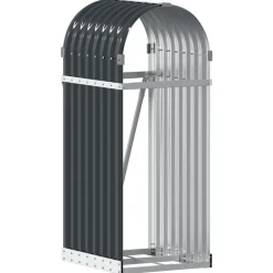 Houthouder 40x45x100 cm Gegalvaniseerd Staal>vidaXL