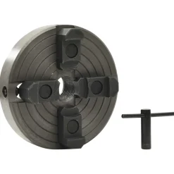 Gereedschap*vidaXL Houtklauwplaat 4 bekken M33 verbinding 150x63 mm staal zwart