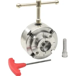 Gereedschap*vidaXL Houtklauwplaat 4 bekken M33 verbinding 96 mm staal zilverkleur
