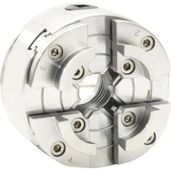 Gereedschap*vidaXL Houtklauwplaat 4 bekken M33 verbinding 96 mm staal zilverkleur