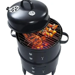 Houtskoolroker barbecue-grill 3-in-1 40x80 cm><noscript><img width=