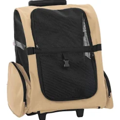 Huisdierentrolley 3-in-1 48x32x(57-106) cm oxford stof kleurig>vidaXL Outlet