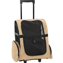 Huisdierentrolley 3-in-1 48x32x(57-106) cm oxford stof kleurig>vidaXL Outlet