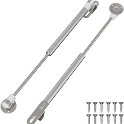 Bouwbeslag*vidaXL Hydraulische Gasveer 2 pcs Zilver 280 x 17 x 16 mm PP en IJzer