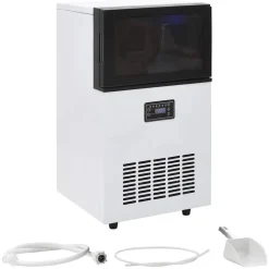 IJsblokjesmachine 45 kg/24 u zwart>vidaXL Online