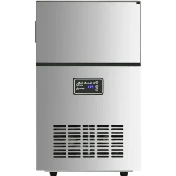 IJsblokjesmachine 45 kg / 24 u zilverkleurig><noscript><img width=