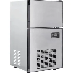 Keuken & Eetkamer*vidaXL Ijskubusmaker Zilver 43 x 40 x 71 cm Roestvrij staal