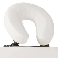 Inklapbare massagetafel 2 zones met houten frame (creme)><noscript><img width=