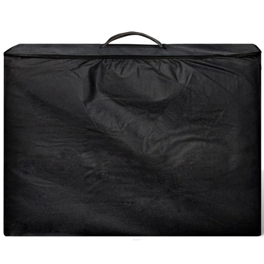 Inklapbare massagetafel 4 zones met houten frame>vidaXL Online