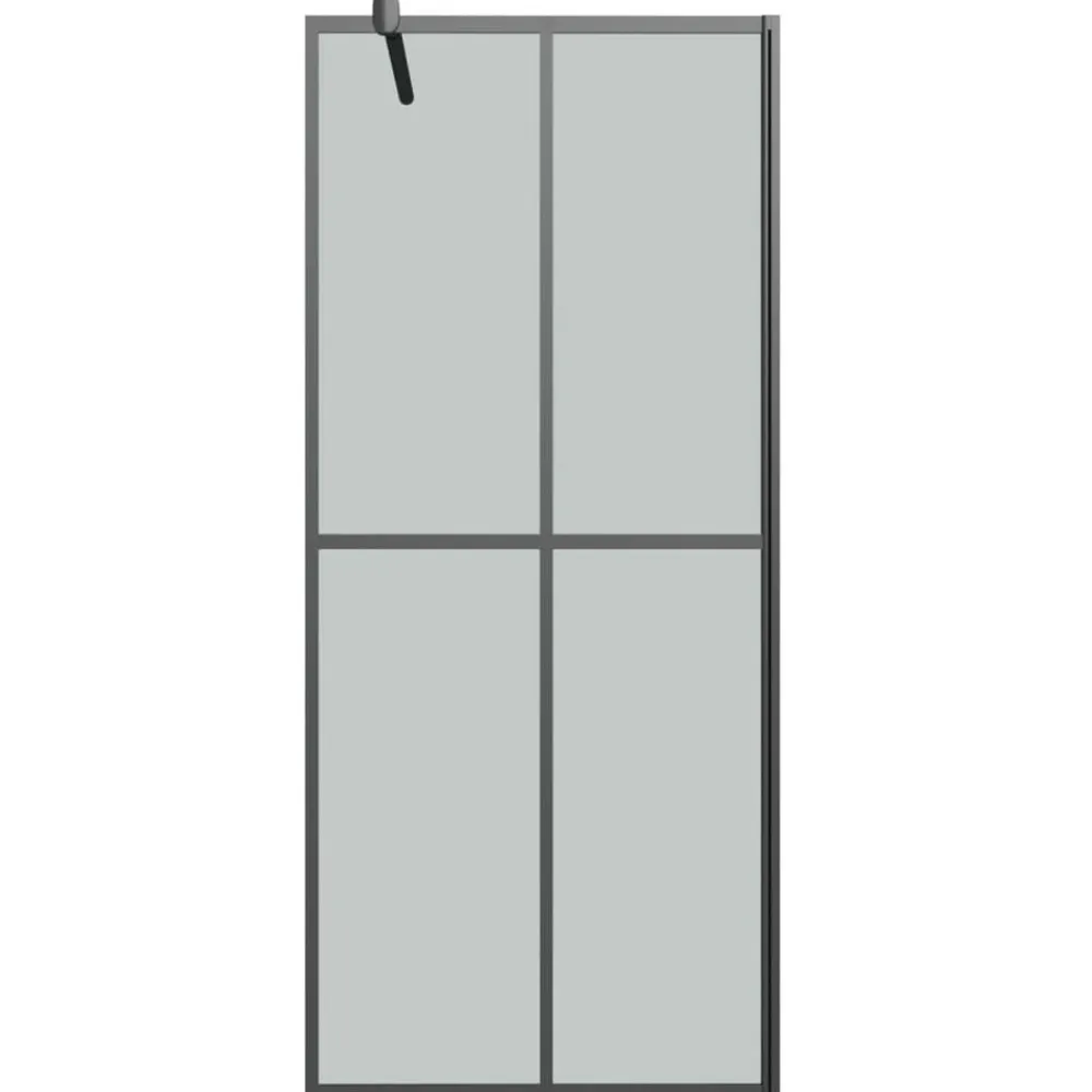 Inloopdouchescherm 80x195 cm donker gehard glas>vidaXL Discount