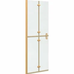 Sanitair & Loodgietersbenodigdheden*vidaXL Inloopdouchewand Goud 70 x 6,5 x 190 cm Gouden frame/helder glas