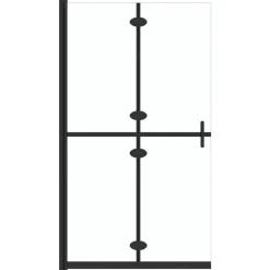 Inloopdouchewand inklapbaar 70x190 cm ESG-glas transparant>vidaXL Best