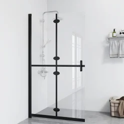 Inloopdouchewand inklapbaar 70x190 cm ESG-glas transparant>vidaXL Best