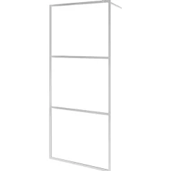 Inloopdouchewand transparant 80x195 cm ESG-glas>vidaXL Online