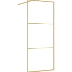 Inloopdouchewand transparant 80x195 cm ESG-glas kleurig>vidaXL