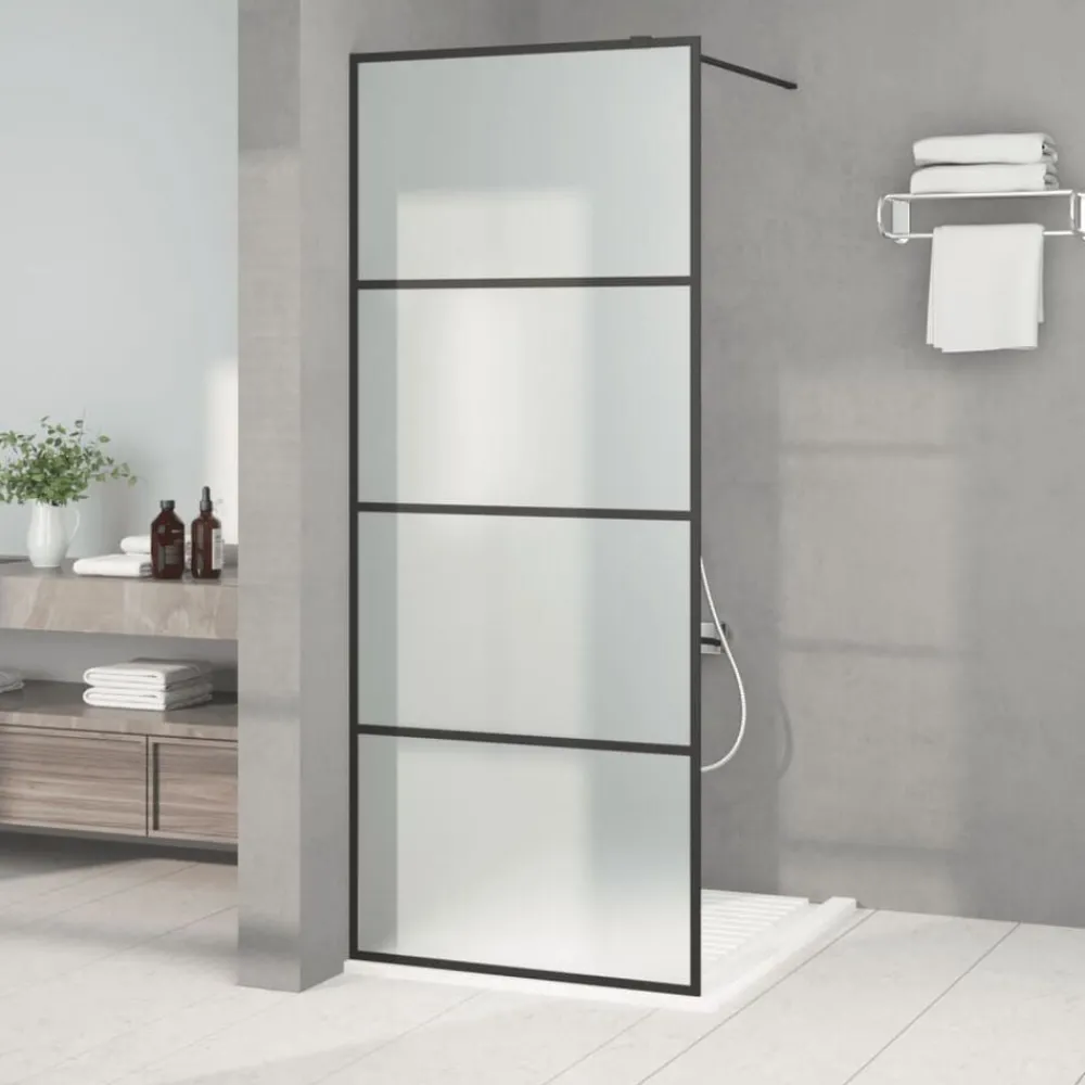 Inloopdouchewand 80x195 cm mat ESG-glas>vidaXL Sale