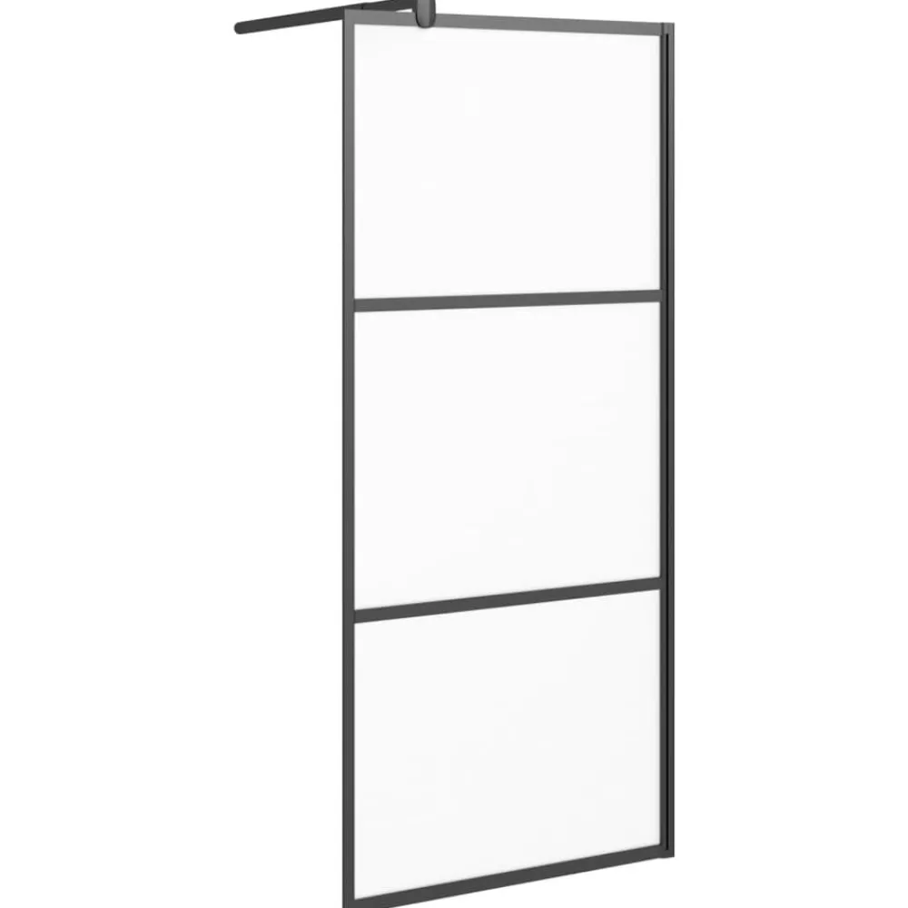 Inloopdouchewand 80x195 cm mat ESG-glas>vidaXL Clearance