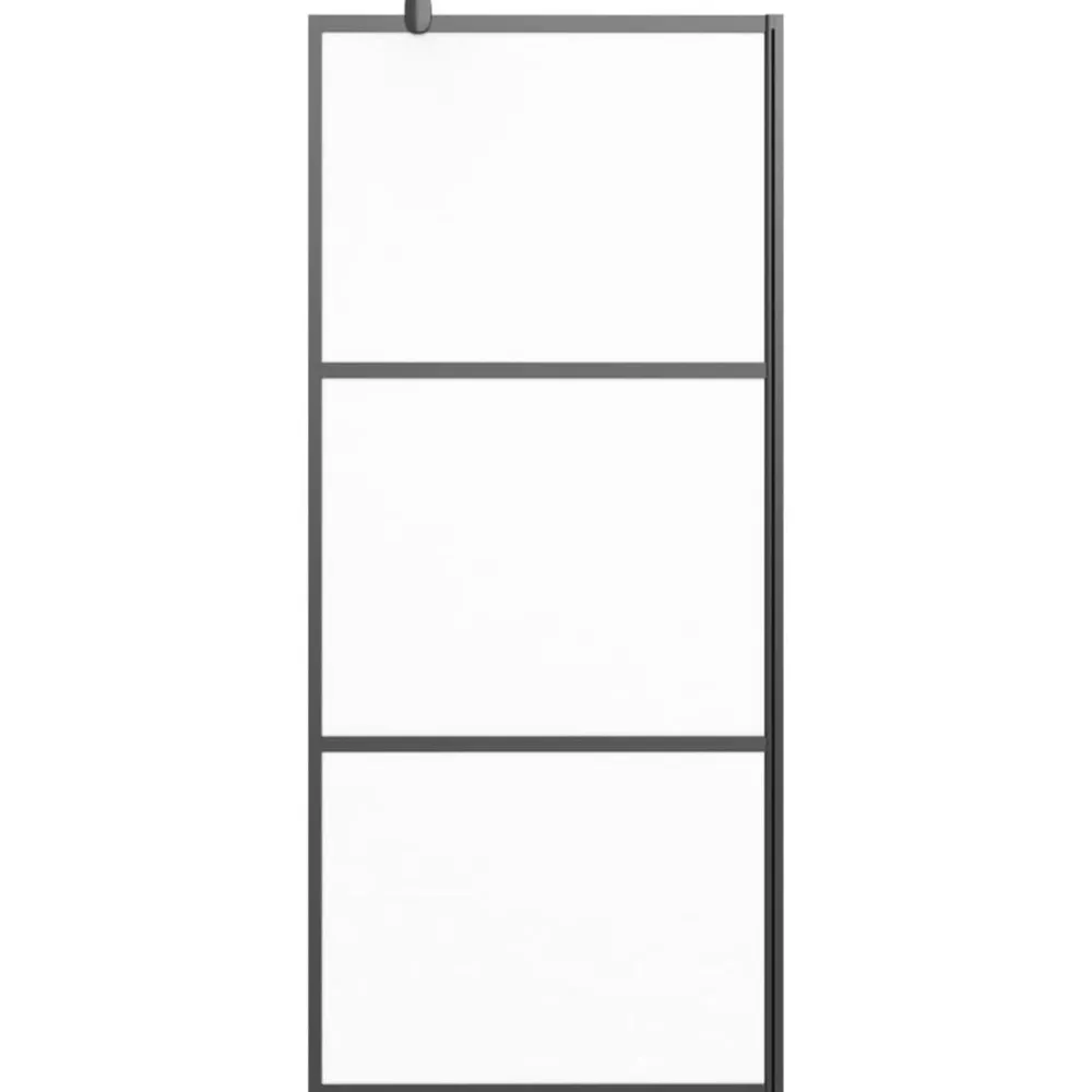 Inloopdouchewand 80x195 cm mat ESG-glas>vidaXL Clearance
