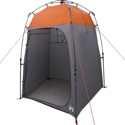 Buitensport*vidaXL Instant Tent 2-Person Quick-Release met dak Grijs en oranje