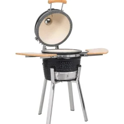 Keuken & Eetkamer*vidaXL Kamado barbecue 33 cm keramiek Zwart