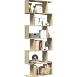 Kamerscherm / boekenkast 6-laags 70x24x193 cm hout>vidaXL Outlet
