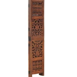Kamerschermen*vidaXL Kamerscherm 3 panelen handgesneden 120x165 cm mangohout Bruin