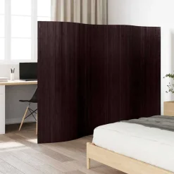 Kamerschermen*vidaXL Kamerscherm breedte 250 cm hoogte 165 cm bamboe Donkerbruin