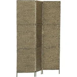 Kamerscherm met 3 panelen 116x160 cm waterhyacint>vidaXL Clearance
