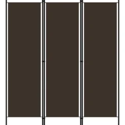 Kamerschermen*vidaXL Kamerscherm met 3 panelen 150x180 cm Bruin