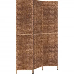 Kamerschermen*vidaXL Kamerscherm met 3 panelen 122x180 cm waterhyacint bruin