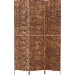 Kamerschermen*vidaXL Kamerscherm met 3 panelen 122x180 cm waterhyacint bruin