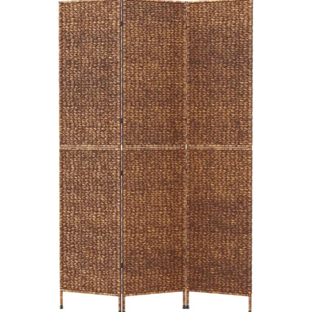 Kamerschermen*vidaXL Kamerscherm met 3 panelen 122x180 cm waterhyacint bruin