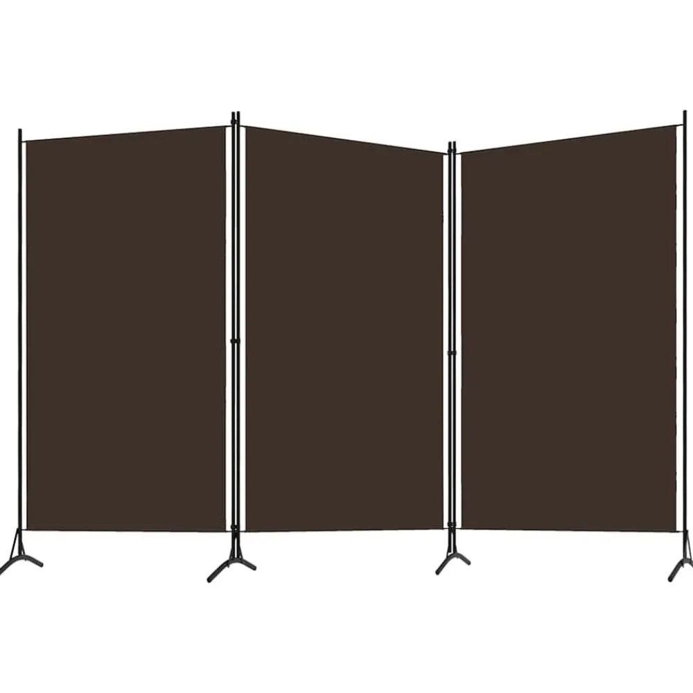 Kamerschermen*vidaXL Kamerscherm met 3 panelen 260x180 cm Bruin