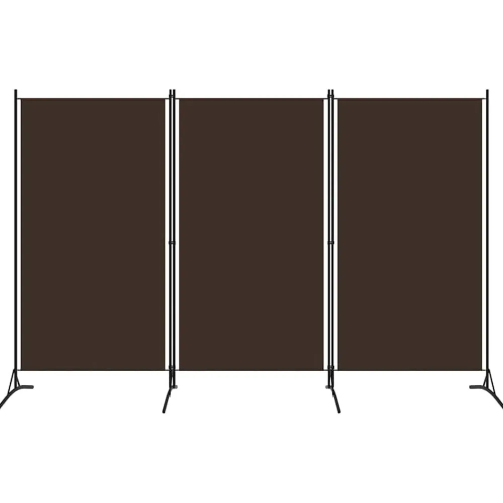 Kamerschermen*vidaXL Kamerscherm met 3 panelen 260x180 cm Bruin