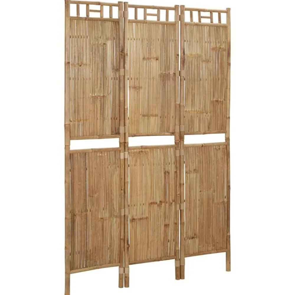 Kamerschermen*vidaXL Kamerscherm met 3 panelen 120x180 cm bamboe