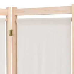 Kamerschermen*vidaXL Kamerscherm met 5 panelen 200x170x4 cm stof crème