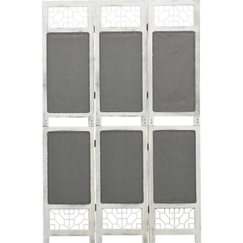 Kamerschermen*vidaXL Kamerscherm met 3 panelen 105x165 cm stof grijs