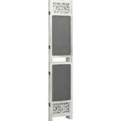 Kamerschermen*vidaXL Kamerscherm met 3 panelen 105x165 cm stof grijs
