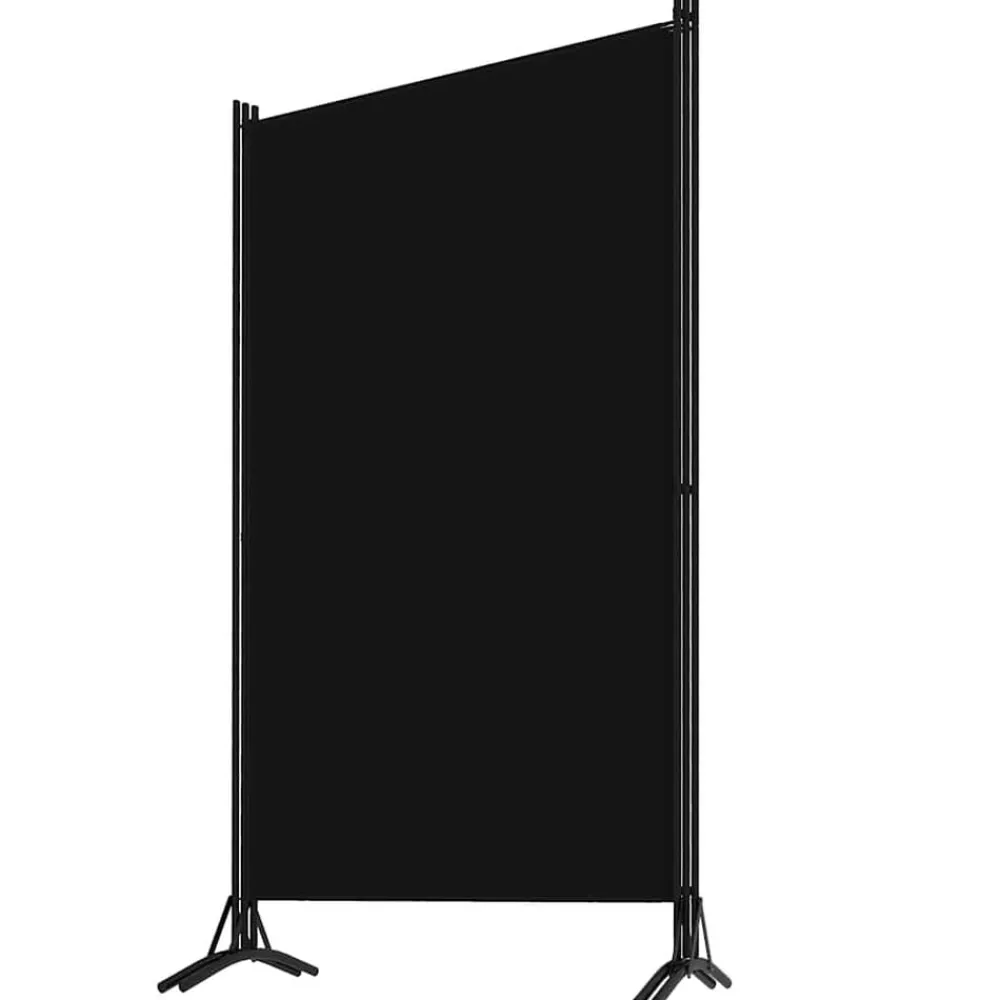 Kamerschermen*vidaXL Kamerscherm met 3 panelen 260x180 cm Zwart