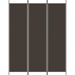 Kamerschermen*vidaXL Kamerscherm met 3 panelen 150x200 cm stof Bruin